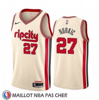 Maillot Portland Trail Blazers Jusuf Nurkic Ville Crema