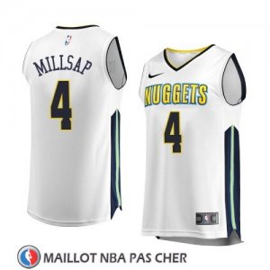 Maillot Denver Nuggets Paul Millsap Association 2017-18 Blanc