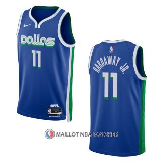 Maillot Dallas Mavericks Tim Hardaway JR. NO 11 Ville 2022-23 Bleu