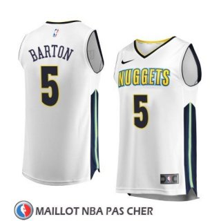 Maillot Denver Nuggets Will Barton Association 2017-18 Blanc