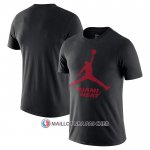 Maillot Manche Courte Miami Heat Essential Jumpman Noir