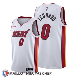 Maillot Miami Heat Meyers Leonard Association Blanc