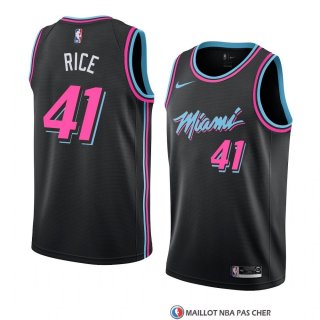 Maillot Miami Heat Glen Rice Ville 2018-19 Noir