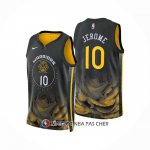 Maillot Golden State Warriors Ty Jerome NO 10 Ville 2022-23 Noir