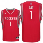Maillot Fete des Peres Rockets Dad 1 Rouge
