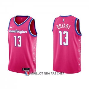 Maillot Washington Wizards Thomas Bryant NO 13 Ville 2022-23 Rosa
