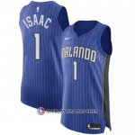 Maillot Orlando Magic Jonathan Isaac NO 1 Icon Authentique Bleu