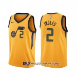 Maillot Utah Jazz Joe Ingles Statement Jaune