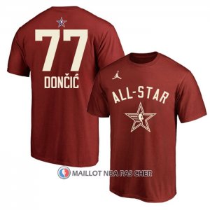 Maillot Manche Courte All Star 2024 Luka Doncic Rouge