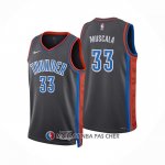 Maillot Oklahoma City Thunder Mike Muscala NO 33 Ville 2022-23 Gris