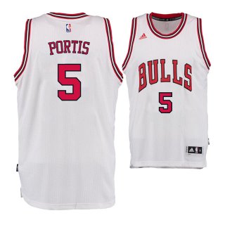 Maillot Bulls Portis 5 Blanc