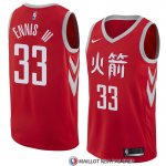 Maillot Houston Rockets James Ennis Iii Ville 2018 Rouge