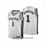 Maillot Enfant San Antonio Spurs Victor Wembanyama NO 1 Association 2022-23 Blanc