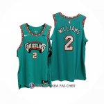 Maillot Memphis Grizzlies Jason Williams NO 2 Classic Authentique Vert