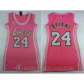 Maillot Femme de Bryant Los Angeles Lakers #24 Rose