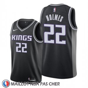 Maillot Sacramento Kings Richaun Holmes Statement Noir
