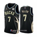 Maillot Milwaukee Bucks Grayson Allen NO 7 Statement 2022-23 Noir
