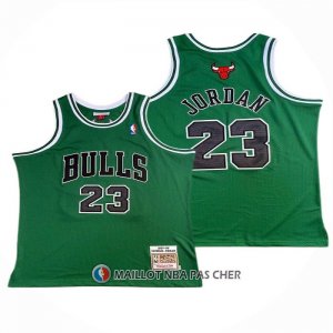 Maillot Chicago Bulls Michael Jordan No 23 Retro Vert