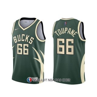 Maillot Milwaukee Bucks Axel Toupane Earned 2020-21 Vert