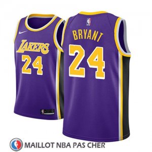 Maillot Los Angeles Lakers Kobe Bryant No 24 Statement 2018 Volet