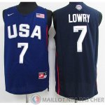 Maillot USA Dream 12 Teams Lowry #7 Bleu