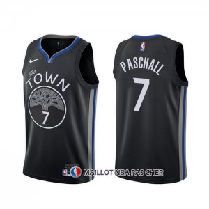 Maillot Golden State Warriors Eric Paschall Ville 2019-20 Noir
