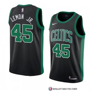 Maillot Boston Celtics Walter Lemon JR Statement 2018 Noir