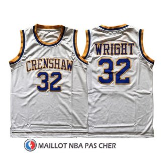 Maillot Pelicula Crenshaw Wright 32 Blanc
