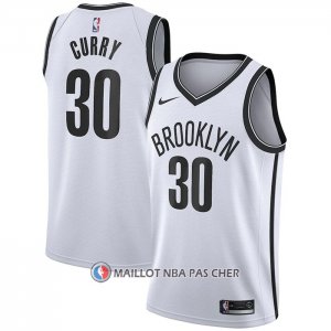 Maillot Brooklyn Nets Seth Curry NO 30 Association 2020 Blanc