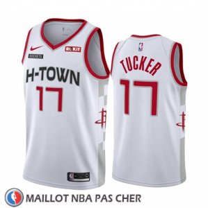 Maillot Houston Rockets P.j. Tucker Ville Edition Blanc