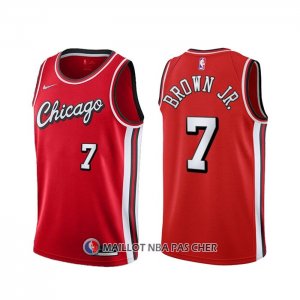 Maillot Chicago Bulls Troy Brown JR. NO 7 Ville 2021-22 Rouge