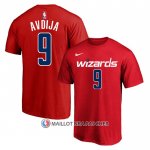 Maillot Manche Courte Washington Wizards Deni Avdija Rouge