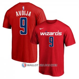 Maillot Manche Courte Washington Wizards Deni Avdija Rouge