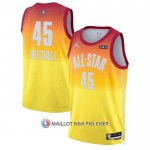Maillot All Star 2023 Utah Jazz Donovan Mitchell NO 45 Orange