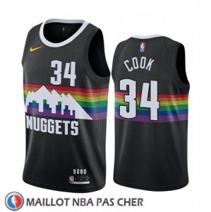 Maillot Denver Nuggets Tyler Cook Ville Noir