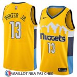 Maillot Denver Nuggets Michael Porter Jr. No 13 Statement 2018 Jaune