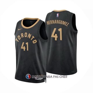 Maillot Tornto Raptors Juancho Hernangomez NO 41 Ville 2022-23 Noir