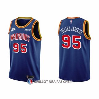 Maillot Golden State Warriors Juan Toscano-Anderson NO 95 75th Anniversary Bleu