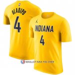 Maillot Manche Courte Indiana Pacers Victor Oladipo Statement Jaune