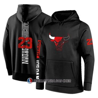 Veste a Capuche Chicago Bulls Michael Jordan Noir2