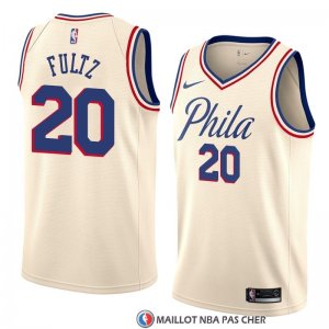 Maillot Philadelphia 76ers Markelle Fultz Ville 2018 Crema