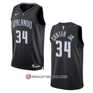 Maillot Orlando Magic Wendell Carter JR. NO 34 Ville 2022-23 Noir