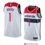 Maillot Washington Wizards Austin Rivers Association 2018 Blanc2