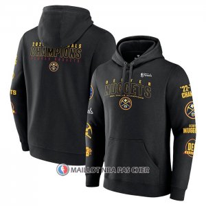 Sweats con Capucha Denver Nuggets 2023 NBA Finals Champions Courtside Pullover Noir
