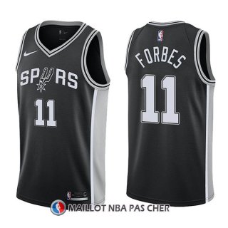 Maillot San Antonio Spurs Bryn Forbes Swingman Icon 11 2017-18 Noir