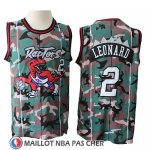 Maillot Tornto Raptors Kawhi Leonard Camuflaje Vert