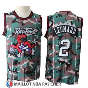 Maillot Tornto Raptors Kawhi Leonard Camuflaje Vert