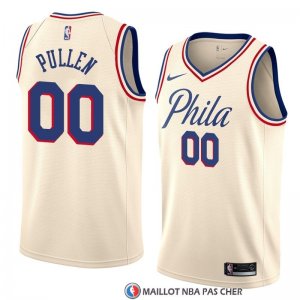 Maillot Philadelphia 76ers Jacob Pullen Ville 2018 Crema