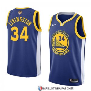 Maillot Golden State Warriors Shaun Livingston Finals Bound 34 Icon 2017-18 Bleu