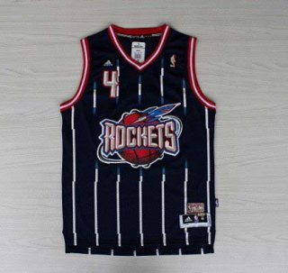 Maillot retro de Barkley Houston Rockets #4 Bleu